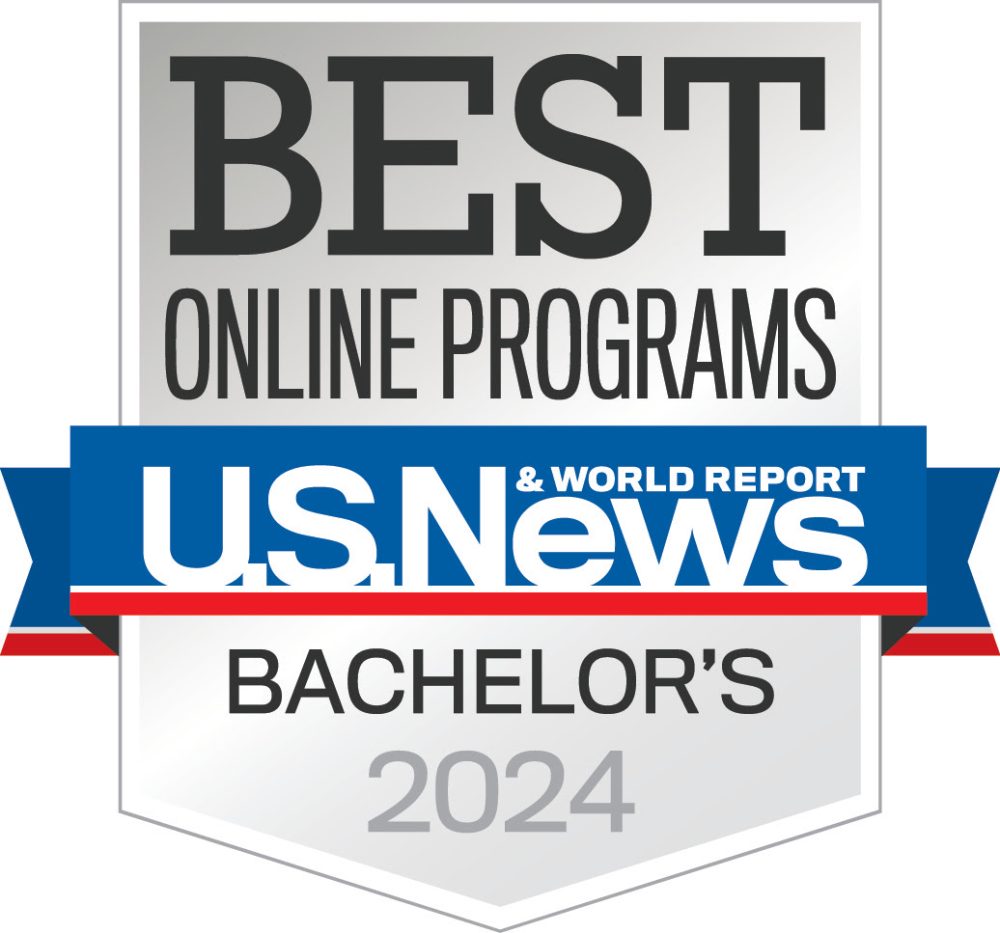 U.S. News & World Report Best Online Programs rankings badge