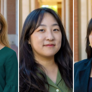 Erika Kramer, Yeonhee Lee and Baigalmaa Shura. 